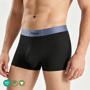 Caleçons ultra fins en modal pour hommes, confort toute la journée, bord élastique, sous-vêtements doux pour la peau, pour jeunes garçons, usage quotidien et loisirs - Product Image 4