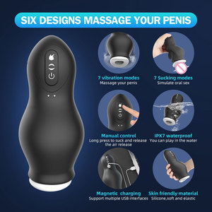 <strong>Automatic</strong> Oral Vaginal <strong>Sex</strong> Toy for <strong>Men</strong> <strong>Men's</strong> Masturbator Cup Machine Sucking Feature <strong>Male</strong> Oral Vibrator for <strong>Male</strong> Masturbation - Product Image 2