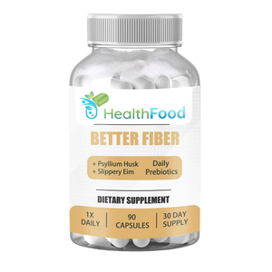 High Absorption Better Fiber Capsules Psyllium Husk Powder Capsules Regulate Bowel Movement 30 Day Supply Fiber <b>Supplement</b> - Product Image 1