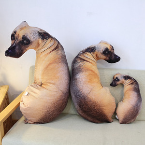 Simulazione su misura gatto peluche cane peluche peluche peluche bambola Corgi <span class=keywords><strong>Chihuahua</strong></span> cuscino per divano per ragazzi ragazze giocattolo morbido regalo - Product Image 2