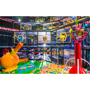 Canon de tir interactif pour balles, équipement de terrain de jeu intérieur, jeu de combat multi-blaster pour enfants, centre de jeux souples et centre commercial - Product Image 2