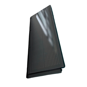 <span class=keywords><strong>Panneau</strong></span> solaire 110W 18V, couverture en verre trempé, matériaux de construction énergétiques verts, tuiles solaires photovoltaïques plates pour toiture, puissance - Product Image 2