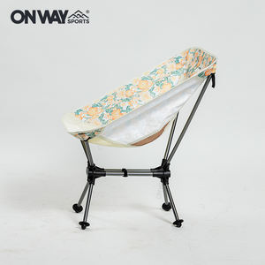 Onwaysports tutto in alluminio Natual Flower Design escursionismo sedia <span class=keywords><strong>luna</strong></span> campeggio - Product Image 2