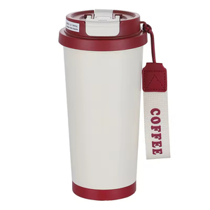 Mug à café isotherme personnalisé en acier inoxydable 316, motif muguet, portable, durable, grande capacité, pour le camping - Product Image 1