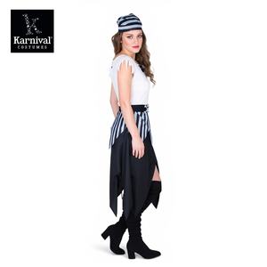ODM Mujeres Halloween y Fiesta Temática Eventos Carnaval Rendimiento Pirata Cosplay Disfraz Shipwrecker Pirate-Producto de venta completa - Product Image 3