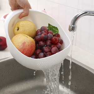 Multifunction Rice Washing <b>Basket</b> Blue PP Colander Kitchen <b>Drain</b> Strainer For Vegetables Fruits - Product Image 4