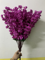 Branche de fleurs de pêcher complète Fleurs artificielles Soie 36 bâtons Bouquet de fleurs de pêcher Fleurs de cerisier artificielles pour mariage