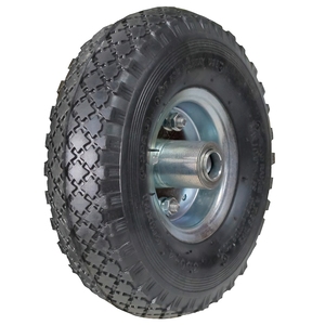ล้อรถเข็นคลังสินค้า / ล้อลมสำหรับกระสอบ ขอบชุบสังกะสี แกนออฟเซ็ต O/ 20 มม. - Product Image 1