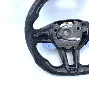 Nuevo Volante de Fibra de Carbono para Hyundai Elan I30n/<span class=keywords><strong>2021</strong></span> Hyundai <span class=keywords><strong>I20</strong></span>/i30n/Elantra <span class=keywords><strong>N</strong></span> - Product Image 6