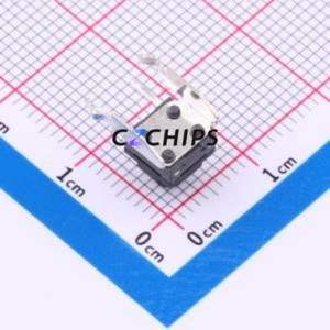 TC-00100FSA-065C Tactile Switch Through hole Component (THT) Switch Single Pole Single Throw Round Button 1.6N 6mm - Product Image 2