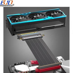 180 degrés PCI-E 4.0 16X à PCIe X16 carte graphique GPU Riser câble d'extension 20CM pour RTX3090ti <span class=keywords><strong>RTX4090ti</strong></span> RX6900XT RX6800XT - Product Image 6