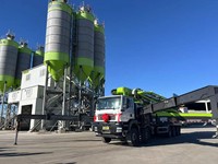 Pompe à béton montée sur camion de 43 m ZLJ5280THBKF 43X-5RZ, matériel de construction