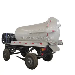 Giá tốt nhất nhà máy CLW bán 2 trục 3cbm mini nước thải hút trailer