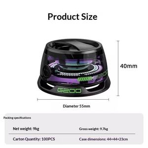 Magnetic For 5.2 Wireless Outdoor Portable RGB LED Atmosphere Light Mini Subwoofer <strong>Speaker</strong> 3W 200-500mAh USB Battery For - Product Image 2