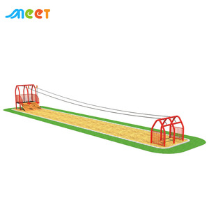 Peralatan Taman Bermain Luar Ruangan MT-QPS004, Wahana Petualangan Anak-Anak, Zip Line, Flying Fox, Peralatan Keamanan Taman Hiburan Komersial - Product Image 3