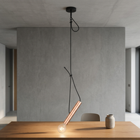 Lampes suspendues LED rondes en fer, style nordique moderne, avec cordon rose, 220V E27, personnalisables pour chambre à coucher