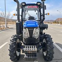 Tracteur à roues d'occasion Lovol 100 CV 4x4 M1004-3X avec cabine, moteur et boîte de vitesses Weichai, origine Shandong, 0-2000 heures, 540/1000 tr/min PTO