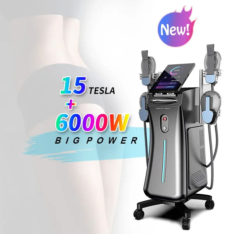 Máquina gorda do contorno do corpo da redução Neo Tesla de Emslim com tecnologia Electromagneticrf para a queima gorda e ScalingNon-invasor