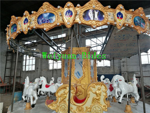 Offre Spéciale thème de luxe 24 places grand carrousel cheval parc des expositions attraction enfants manèges utilisé carrousel cheval à <span class=keywords><strong>vendre</strong></span> - Product Image 3