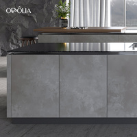 OPPOLIA Meubles de cuisine en bois sur mesure de luxe, ensembles complets, îlot de cuisine en bois massif, armoires modernes