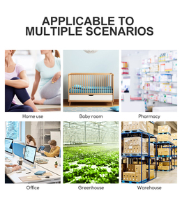 Thiết kế mới điện tử hộ gia đình nhiệt kế trong nhà bé phòng Nhiệt độ <span class=keywords><strong>Meter</strong></span> độ ẩm <span class=keywords><strong>Meter</strong></span> - Product Image 6