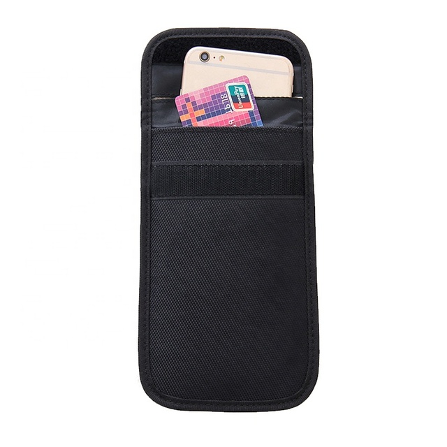 Faraday RFID Signal Blocking Bag Shielding Pouch Cell Phone Mobile Phone case Car Key RFID case Signal Blocker for Electronics
