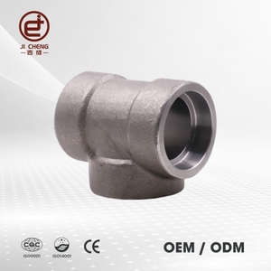 3000lb rèn Phụ kiện ống thép carbon cường độ cao 4x4x2 ổ cắm Hàn giảm <span class=keywords><strong>Tee</strong></span> - Product Image 4