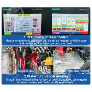 เครื่องทำช็อคโกแลตแบบตั้งอุณหภูมิ15กก. 220V อัตโนมัติของ orme - Product Image 3