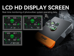 Inverter Solare Ibrido PowMr, Potenza di Uscita 10000W, 120Vac/240Vac Monofase/Bifase, Corrente di Carica Massima 120A - Product Image 2