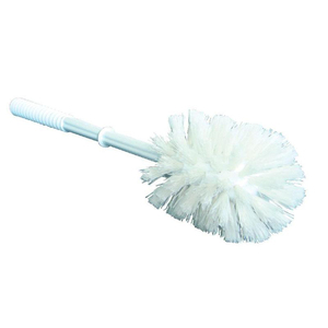 Brosse de toilette de remplacement en plastique blanc - Product Image 1