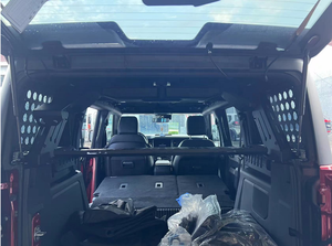 Ensemble complet de rangement pour coffre de <span class=keywords><strong>Ford</strong></span> Bronco, support en aluminium, structure robuste, conçu pour l'organisation des charges des véhicules tout-terrain - Product Image 4