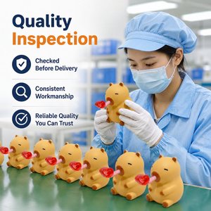 Jouet Squishy OEM avec bouche en paille rouge, jouet anti-stress en plastique pour enfants de 5 à 14 ans, unisexe - Product Image 5