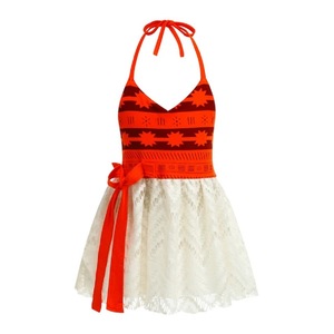 Moana cô gái 2 mảnh trang phục halloween Đại Dương Kỳ Công Chúa Váy & tóc qua biên giới Sling tính năng Echo nhân vật - Product Image 5