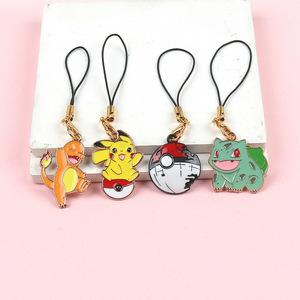 Lovely Cartoon <strong>Pokemoned</strong> Eevee Pika Keychain Accessories Phone Case Pendant Anti-Lost USB Key Chain Promotional Gifts <strong>Keyrings</strong> - Product Image 2