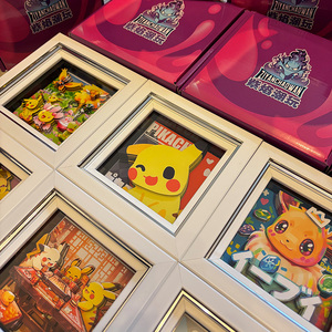 PY vente en gros 3D gravure et impression Photo <span class=keywords><strong>Carte</strong></span> Eif origines pop Pokemoned Fan Art jeu de société cadeau Pokemoned Funism personnaliser - Product Image 1