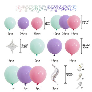 Rosa viola palloncino ghirlanda kit forniture per feste idee ragazze sirena tema decorazione di compleanno per sirenetta idee per feste - Product Image 5