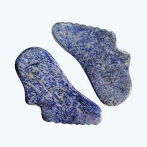 Herramientas Faciales de Jade Natural, Piedra Gua Sha de Sodalita Azul, Removedor de Ojeras, Gua Sha de Sodalita para el Rostro - Product Image 5