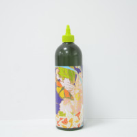 Muestras Gratis, Botella de Plástico Mate Personalizada para Aceite de Oliva de 500 ml, 750 ml, 1000 ml con Tapa de Rosca, Botella Flexible