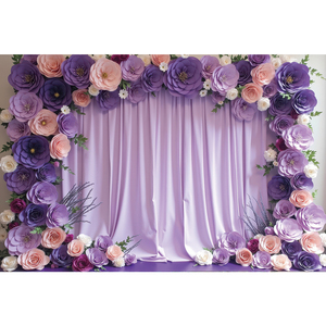 ฉากหลั<span class=keywords><strong>ง</strong></span>โค้งสีลาเวนเดอร์แสนโรแมนติก ผีเสื้อ กร<span class=keywords><strong>ง</strong></span>นก <span class=keywords><strong>ด</strong></span>อกไม้ ฉากถ่ายภาพ <span class=keywords><strong>ง</strong></span>านหมั้น <span class=keywords><strong>ง</strong></span>านวันเกิด แบนเนอร์ปรับแต่งได้ - Product Image 3