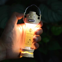 Lanterne de camping LED rechargeable à base magnétique, en ABS, portable, éclairage de travail, indice IP44, garantie 2 ans, intensité réglable pour l'extérieur – Offre Spéciale