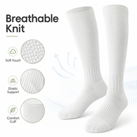 Chaussettes de sport professionnelles pour femmes, à compression du mollet, fines, respirantes, élastiques, pour la course à pied, l'entraînement, amincissantes, été