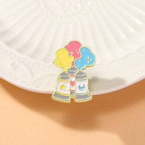 Pennello pittura artistica Versatile borse per vestiti accessori regali decorativi cappello logo personalizzato <span class=keywords><strong>penna</strong></span> artista spille <span class=keywords><strong>smalto</strong></span> - Product Image 2