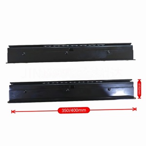 JINRUIDA Rail coulissant robuste à roulement à billes pour table de <span class=keywords><strong>baie</strong></span> <span class=keywords><strong>vitrée</strong></span>, quincaillerie de meuble pour rail de bureau télescopique dissimulé - Product Image 5