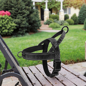 Arnés Táctico para Perro de Nailon Reflectante Oxford Grande, Resistente, Duradero y Transpirable, con Cierre de Botón y Acolchado - Product Image 6