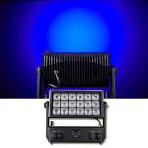 IP65กลางแจ้ง18x20W rgbwa UV 6 in <span class=keywords><strong>1</strong></span>ใช้แบตเตอรี่ DMX ไร้สายไฟ LED ติดผนังไฟเวทีสำหรับงานแต่งงานคลับบาร์ - Product Image 2