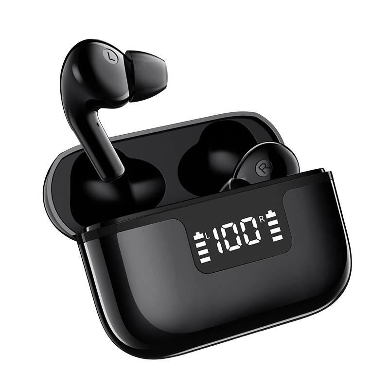 Novo sem fio-bluetooth earbuds fone de ouvido caso cancelamento de ruído Bluetooth tampões