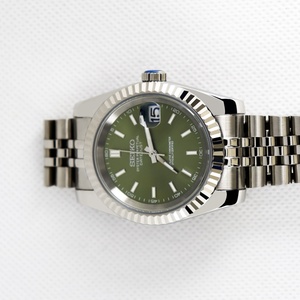 นาฬิกาข้อมือ Seiko คุณภาพดี ดีไซน์เรียบหรู กันน้ำ ระบบจักรกล กระจกแซฟไฟร์ รุ่น NH35 ออโตเมติก สำหรับผู้ชาย นาฬิกาหรู - Product Image 2