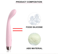 Vibrateur incurvé pour point G, bien-être sexuel, pour femmes, étanche, en silicone, rechargeable par USB, stimulateur clitoridien, jouet pour adultes