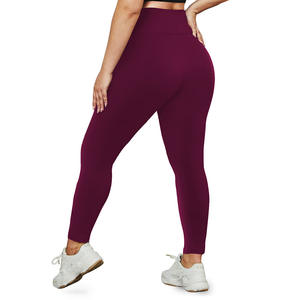 Leggings Yoga Plus Size a vita alta 1XL-5XL Ultra-Stretch da palestra per donna - Product Image 4