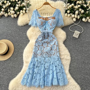 Women's Solid Chiffon A-Line Casual Strapless Sleeveless Mini <b>Dress</b> <b>with</b> Bow Detail Belted <b>Waist</b> Ruffle Hem for Party - Product Image 4